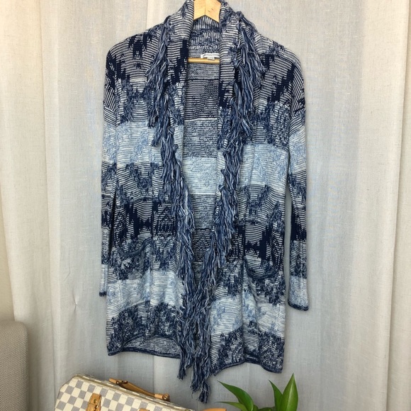 American Eagle Fringe Cardigan X-Small - Picture 2 of 4